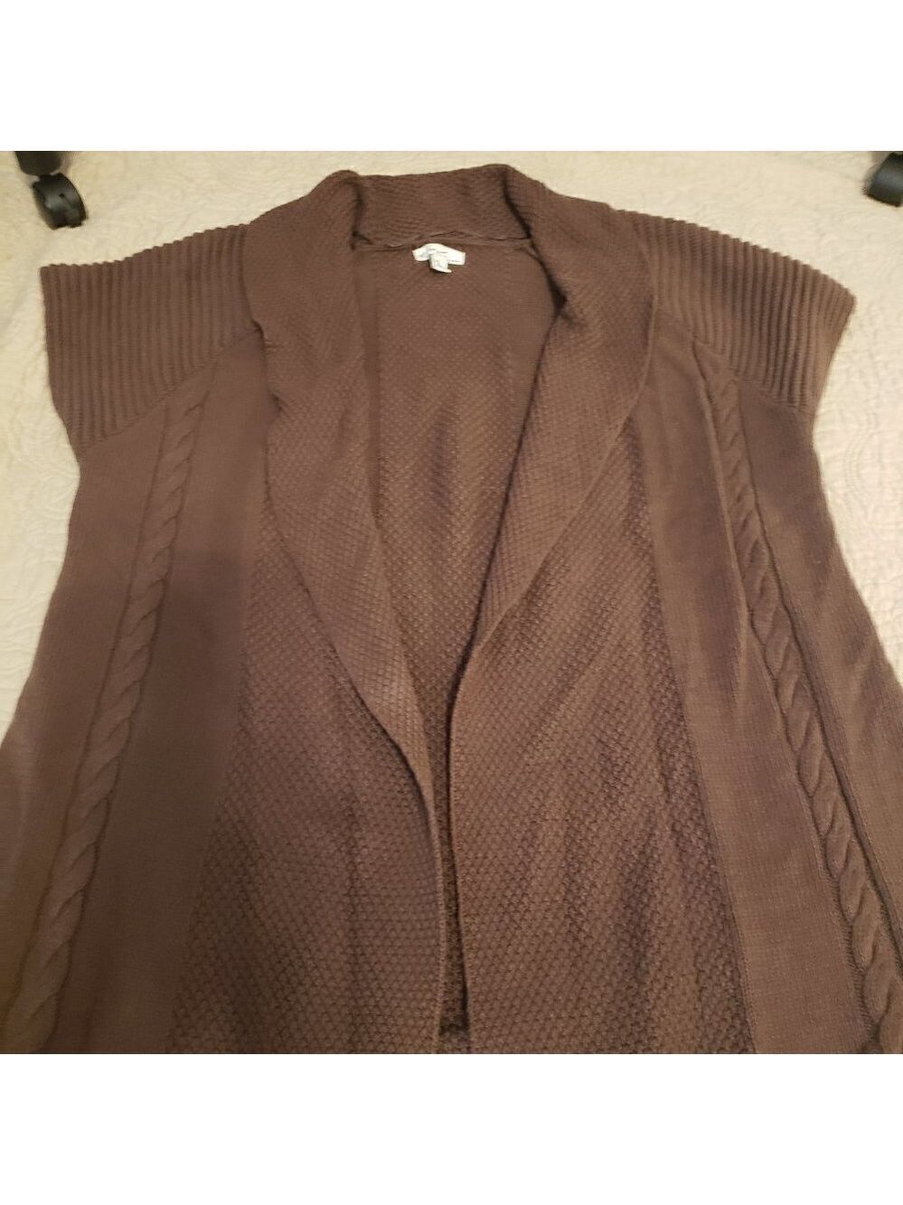 KIM Rogers Brown Sweater Vest